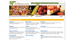 Desktop Screenshot of go4recipes.com